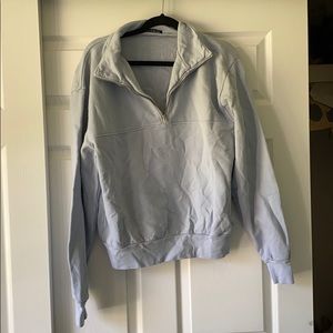 Brandy Melville Baby Blue Quarterzip